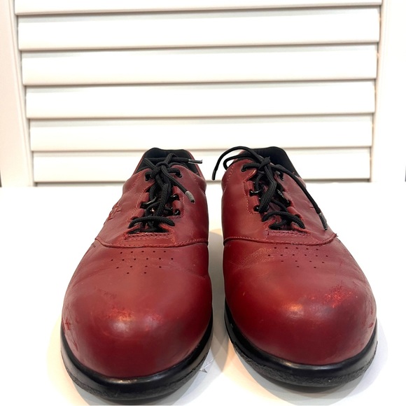 SAS Free Time Tripad Red Leather Walking Shoes Size 8.5N - Picture 2 of 8